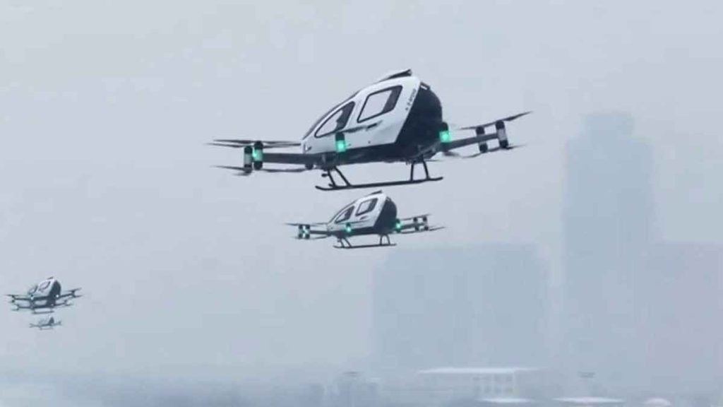 130 km/h, trajet de 25 minutes… Les taxis volants sans pilote ont enfin reçu l’autorisation de prendre des passagers en Chine