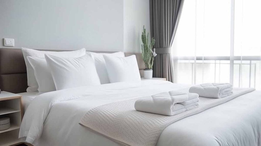 On aurait voulu l’apprendre plus tôt tous les hôtels utilisent des couvre-lits et ce n’est pas seulement pour faire joli